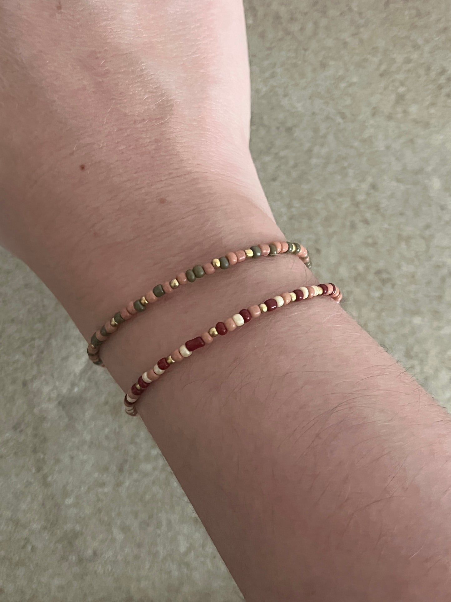 bracelets en perles