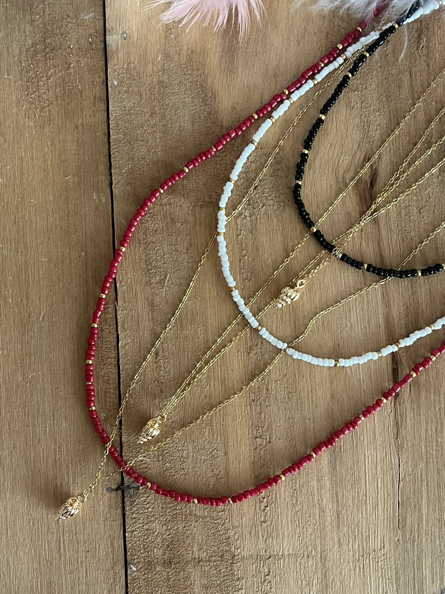 collier long perles