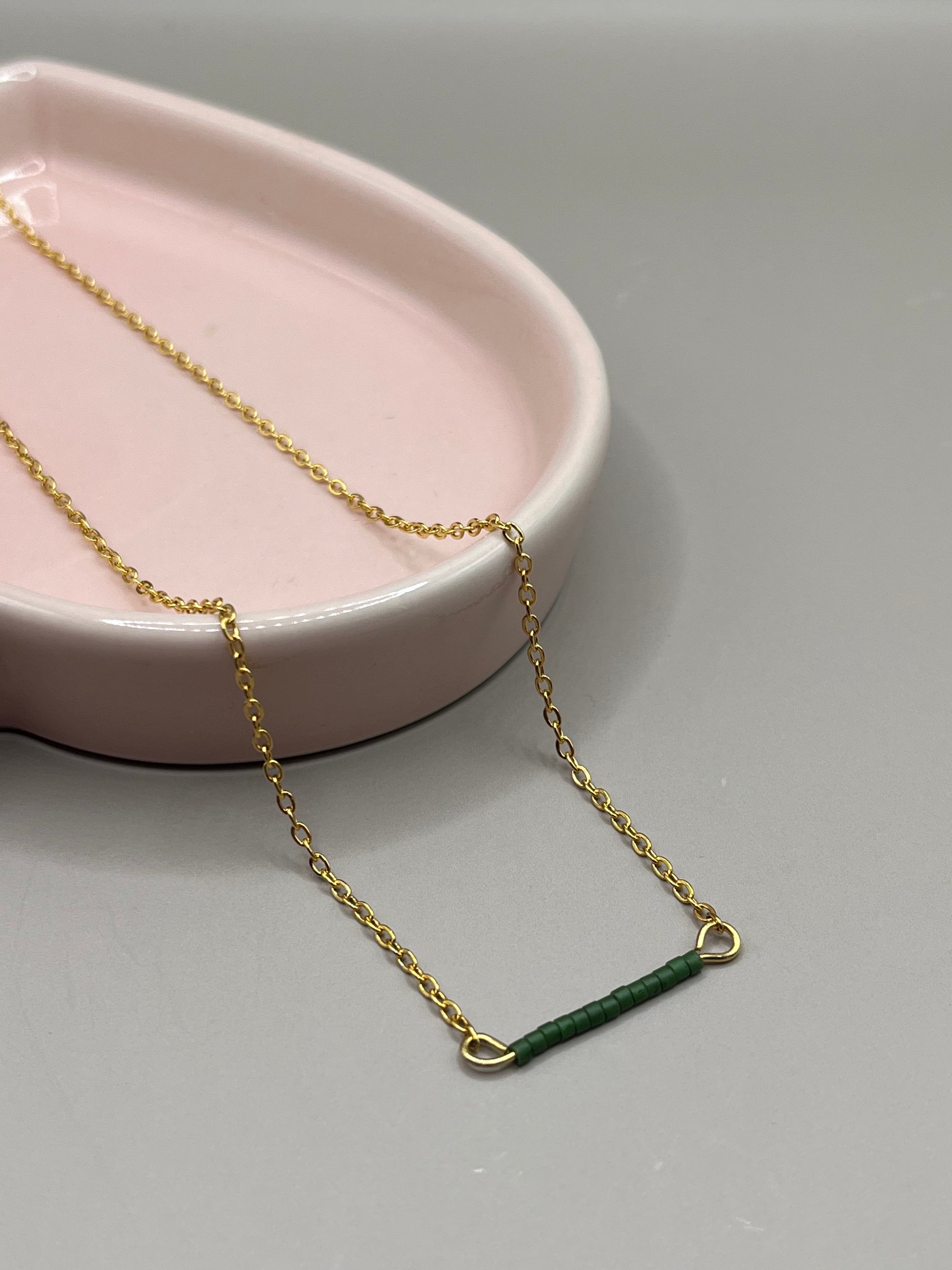 collier chic doré