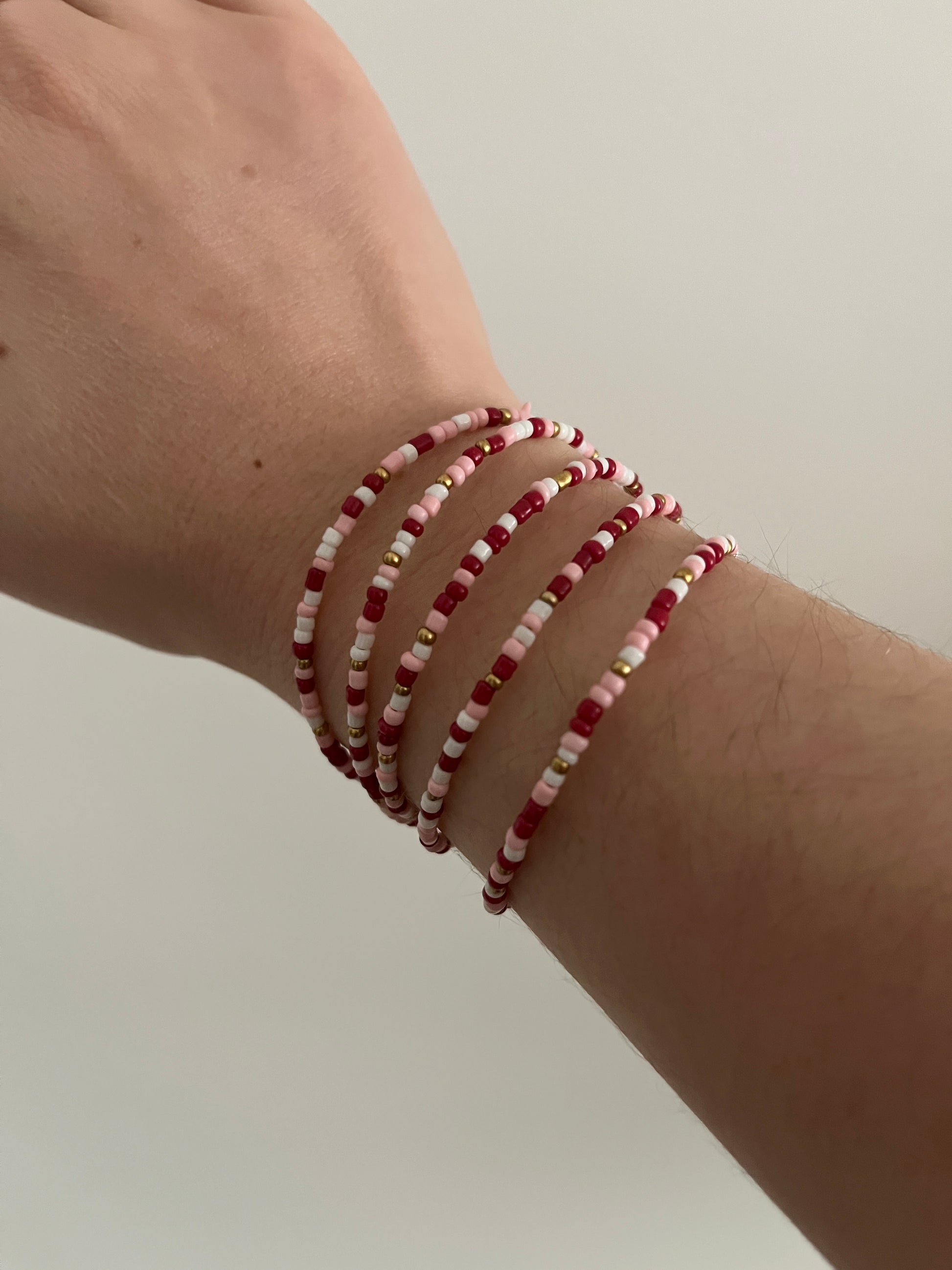 bracelet multirangs perles