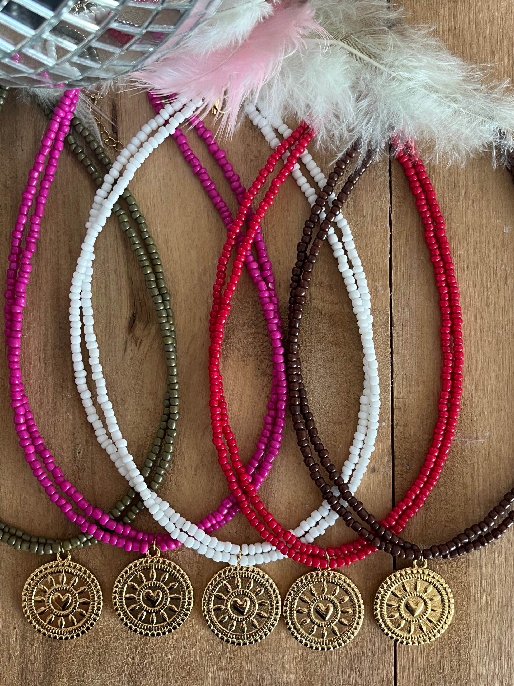collier medaillon coeur