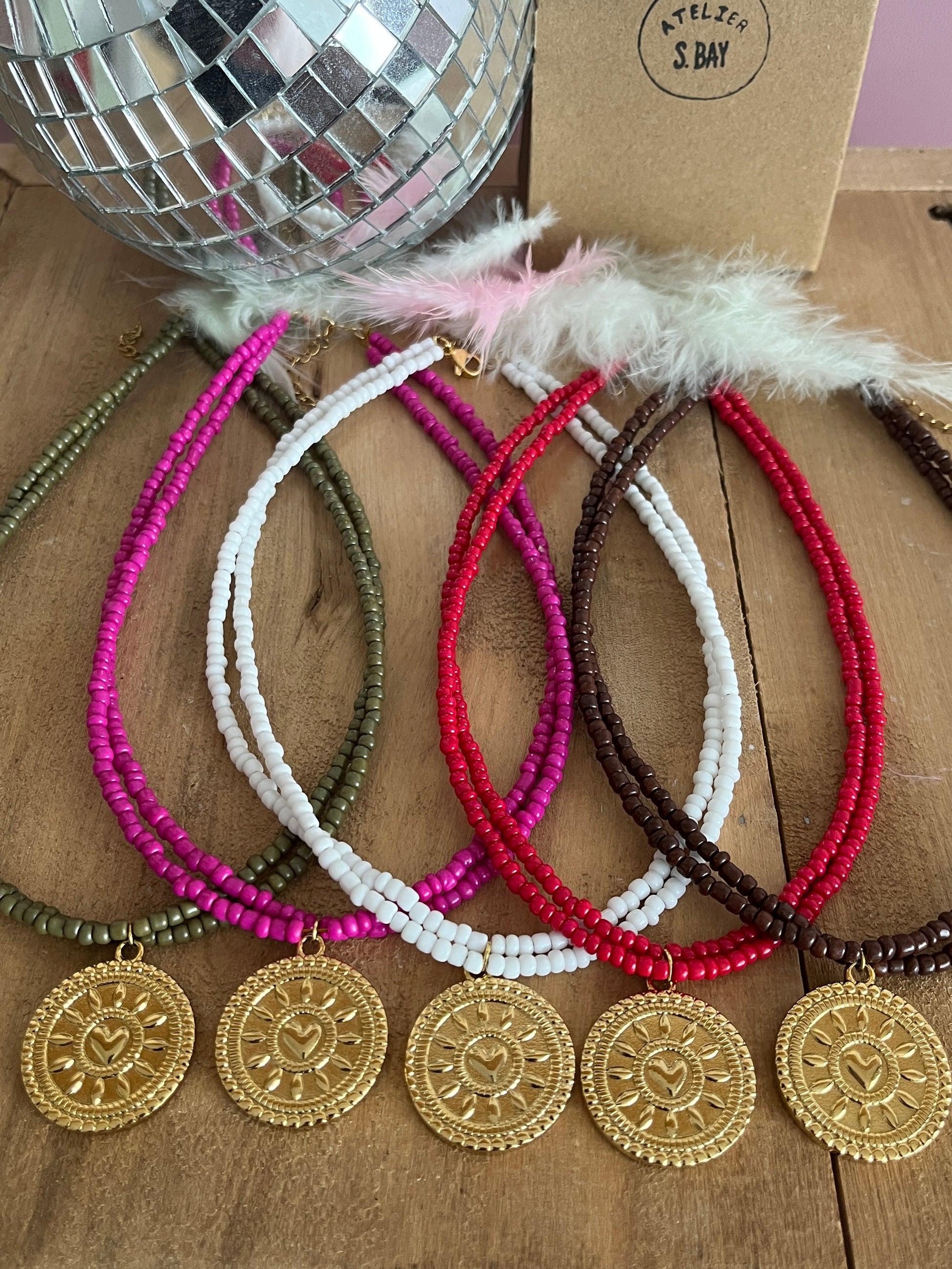 collier perles tendance
