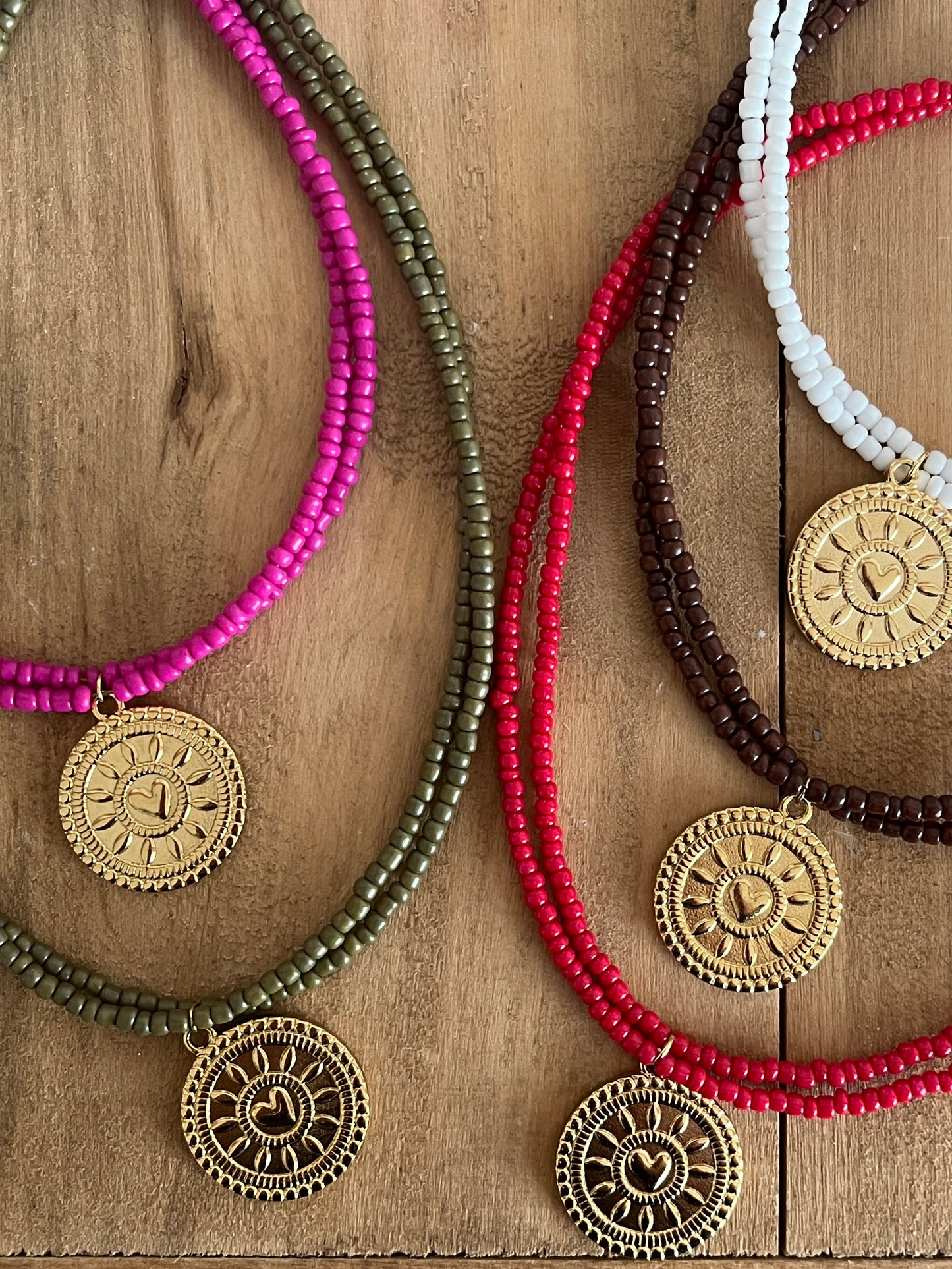 collier perles tendance