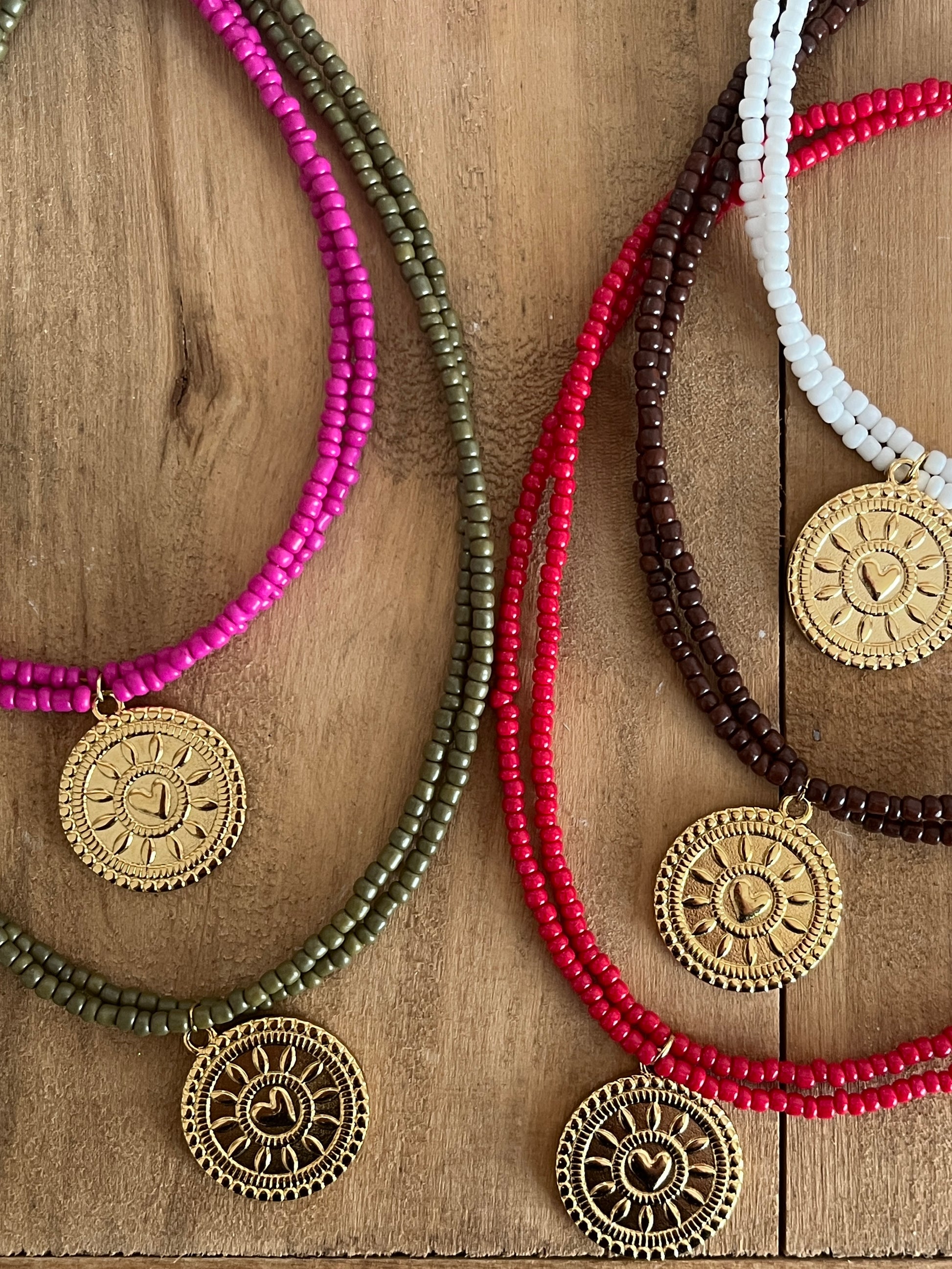 collier perles tendance