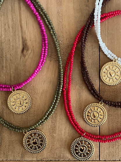 collier perles tendance