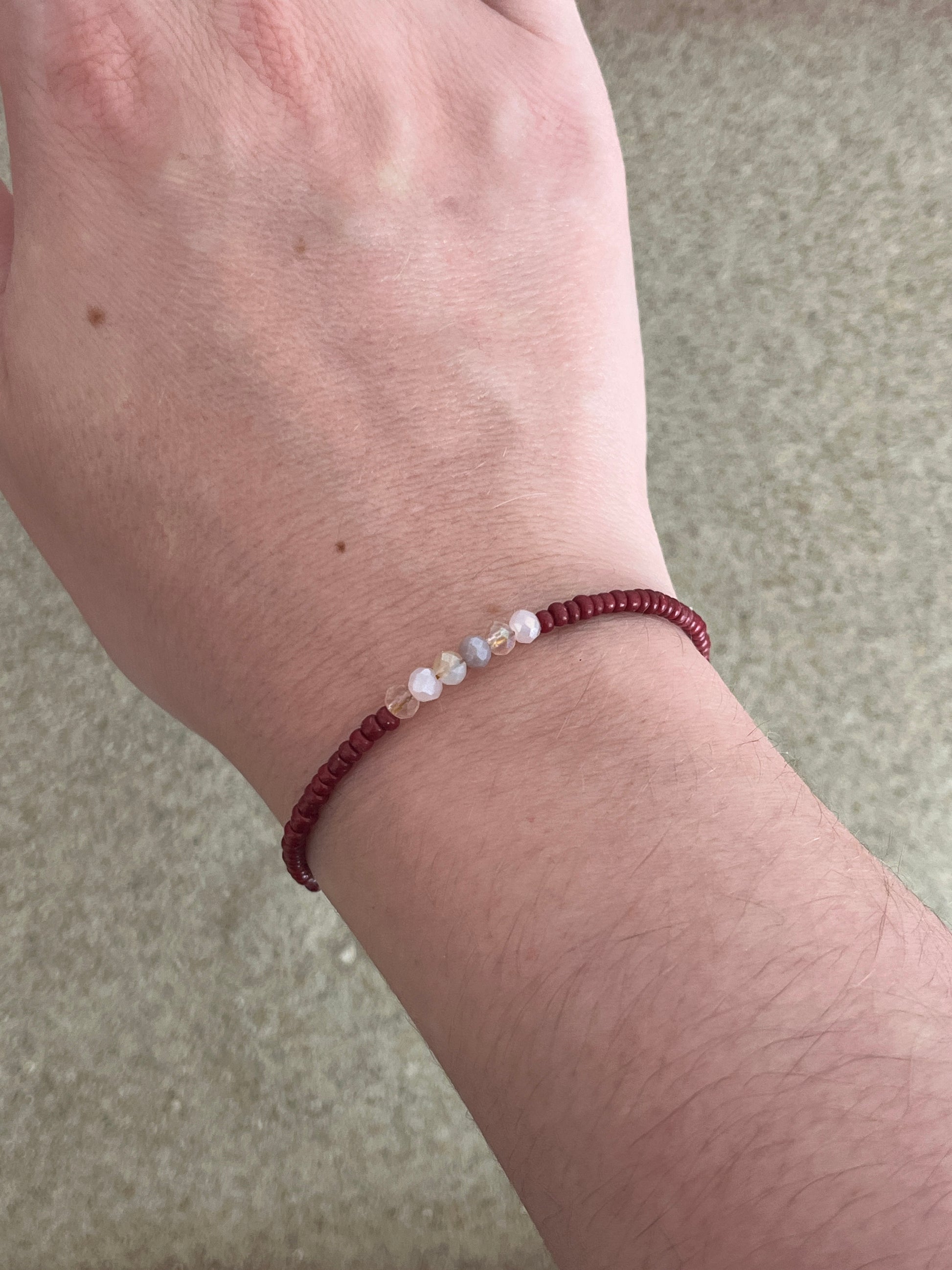 perles de verre bracelets